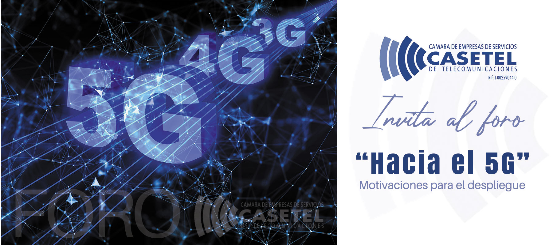 Invitación al foro "Hacia el 5G"